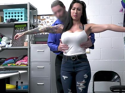 Tattooed MILF Lily Lane gets fucked hard in the office. HD vide
